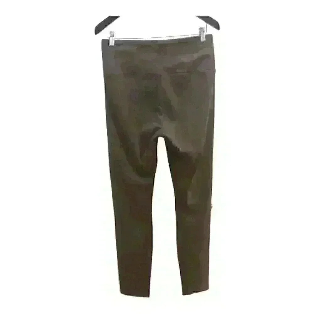 Hilary Radley Legging Pull On Stretch Faux Suede High Waist Brown - Picture 3 of 10